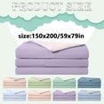 thumbnail image 4 of 110x150cm Purple Jade Double Panel Summer Quilt by Dusknt Soft Lightweight Breathable Reversible Bed Comforter for Hot Sleepers Machine Washable Bedding, 4 of 6