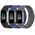 thumbnail image 1 of Pulseras trenzadas Solo Loop para Fitbit Charge 6/5, paquete de 3, 1 of 8