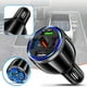 thumbnail image 2 of Cargador inteligente rápido redondo para teléfono móvil y coche, cargador de coche 5 USB, carga rápida QC3.0, 5 puertos, transmisor FM para coche, 2 of 6