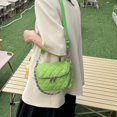 thumbnail image 2 of Bolso bandolera para mujer Bolso bandolera de moda Versátil Bolso bandolera con forma de rombo (Verde), 2 of 5
