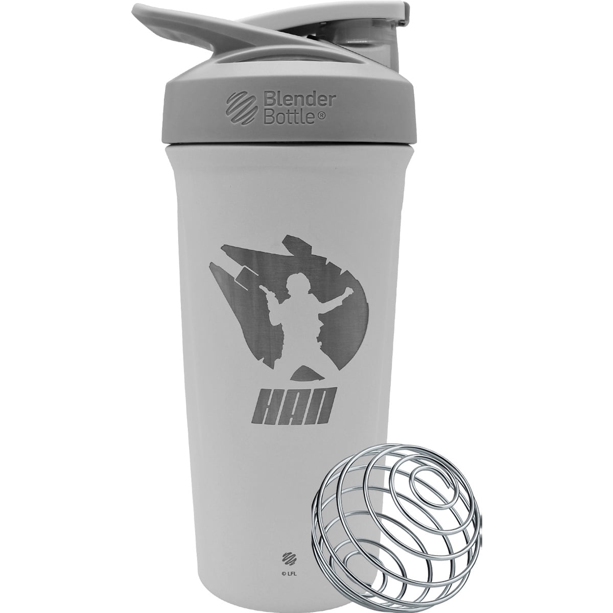 Blender Bottle Star Wars Strada 24 oz. Stainless Steel Shaker Han