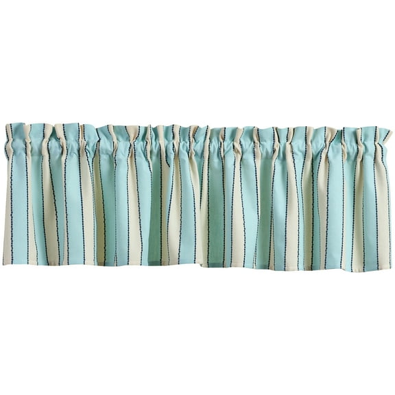 Park Designs Dockside Stripe Valance 72" X 14"
