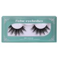 thumbnail image 2 of jiaroswwei 1 Pair False Eyelashes Natural Look 3D Wispy Curly Fluffy Faux Mink Hair Reusable Women Colored Fake Lashes Party Makeup, 2 of 8