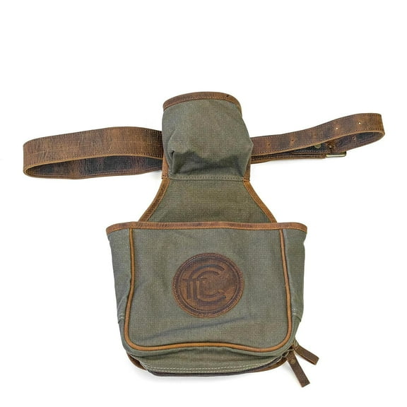 HomeStock Tuskan Temptations Canvas and Leather Skeet Pouch