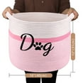 thumbnail image 3 of Pet Artist Large Capacity Pet Dog Toy Storage Basket Box Bin Collapsible Cotton Organizer, 3 of 9