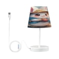 thumbnail image 7 of Table Lamp Small 5.9x10.8 Inches Table Lamps Night Light Tools & Home Improvement Bedroom Lamp Guest Room Lamp Study Lamp Office Lamp Cartoon Rabbit in Blue, 7 of 7