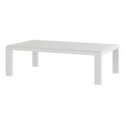 Omni Coffee Table (Rectangular) - White - Aluminum