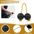 thumbnail image 2 of Wosthever 2 piezas instrumento Musical tradicional africano Aslatua bola rítmica de percusión manual para fiestas Accesorios para instrumentos musicales A, 2 of 4