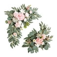 thumbnail image 4 of 2 uds Guirnalda Artificial Yotijar adorno decorativo puerta colgante simulación Guirnalda flor estilo H, 4 of 10