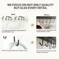 thumbnail image 6 of Hzsb 1/3Pcs under Cabinet Water Cup Holder with Multi Hooks under Shelf Easy Installation Coffee Cup Holder Mugs Utensils, 6 of 6