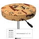 thumbnail image 4 of Disketp Brown Mushrooms Funda Redonda para Taburete, Funda de Cojín para Silla de Bar Suave y Elástica-14 inch, 4 of 7