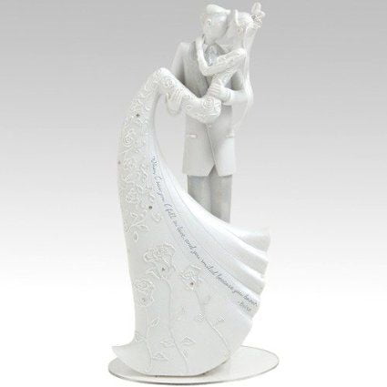 Language of Love The Kiss Wedding Cake Topper Decoration-9