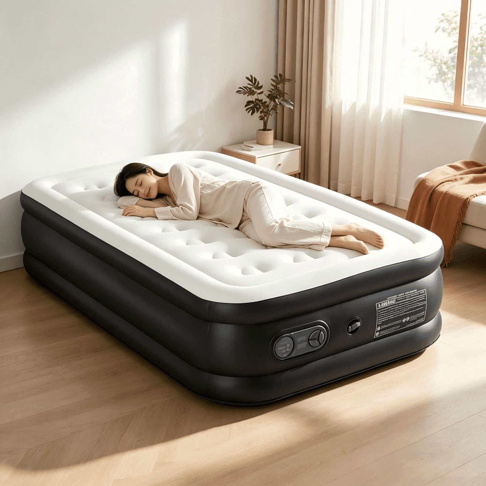 Coleman QuickBed Elite 9.5” Twin Airbed with 4D Built-In Pump