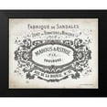 thumbnail image 2 of Babbitt, Gwendolyn 18x15 Black Modern Framed Museum Art Print Titled - French Letterhead II, 2 of 5