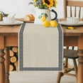 thumbnail image 5 of Table Runner Geometric Greek Key Design Table Decoration for Kitchen Dinning Beige Table Decoration for Indoor Outdoor Party Wedding Decor 13x72 Inch, 5 of 7