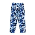 thumbnail image 5 of Xecao Evil Eye Women's Straight Lounge Pajama Pants: The Epitome of Relaxed Sleepwear, 5 of 9