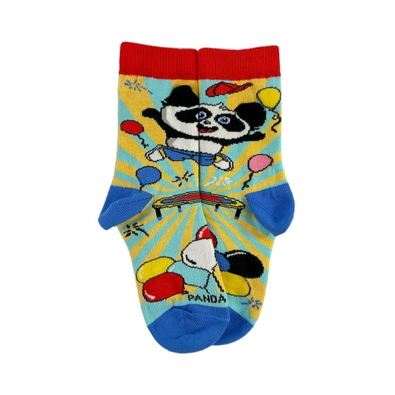 Celebration Panda Socks from the Sock Panda (Ages 3-7) Size: Medium (Age 5-7)