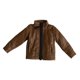 thumbnail image 5 of Chaqueta de Cuero Sintético a Escala 1:12, Modelo Resistente, Juguete Multifuncional, Accesorio de Decoración Elegante para Cosplay, Ropa para Figuras Marrón, 5 of 9