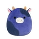 thumbnail image 1 of Peluche Squishmallows Original con forma de vaca morada roja, 20 cm, 1 of 7