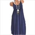 thumbnail image 1 of 2023 Women Summer Dress Boho Style Floral Print Beach Dress Tunic Sundress Loose T Shirt Dress Mini Party Dress VestidosL Gao Jinjia LED, 1 of 2