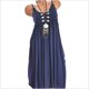 thumbnail image 1 of 2023 Women Summer Dress Boho Style Floral Print Beach Dress Tunic Sundress Loose T Shirt Dress Mini Party Dress VestidosXXXL Gao Jinjia LED, 1 of 2