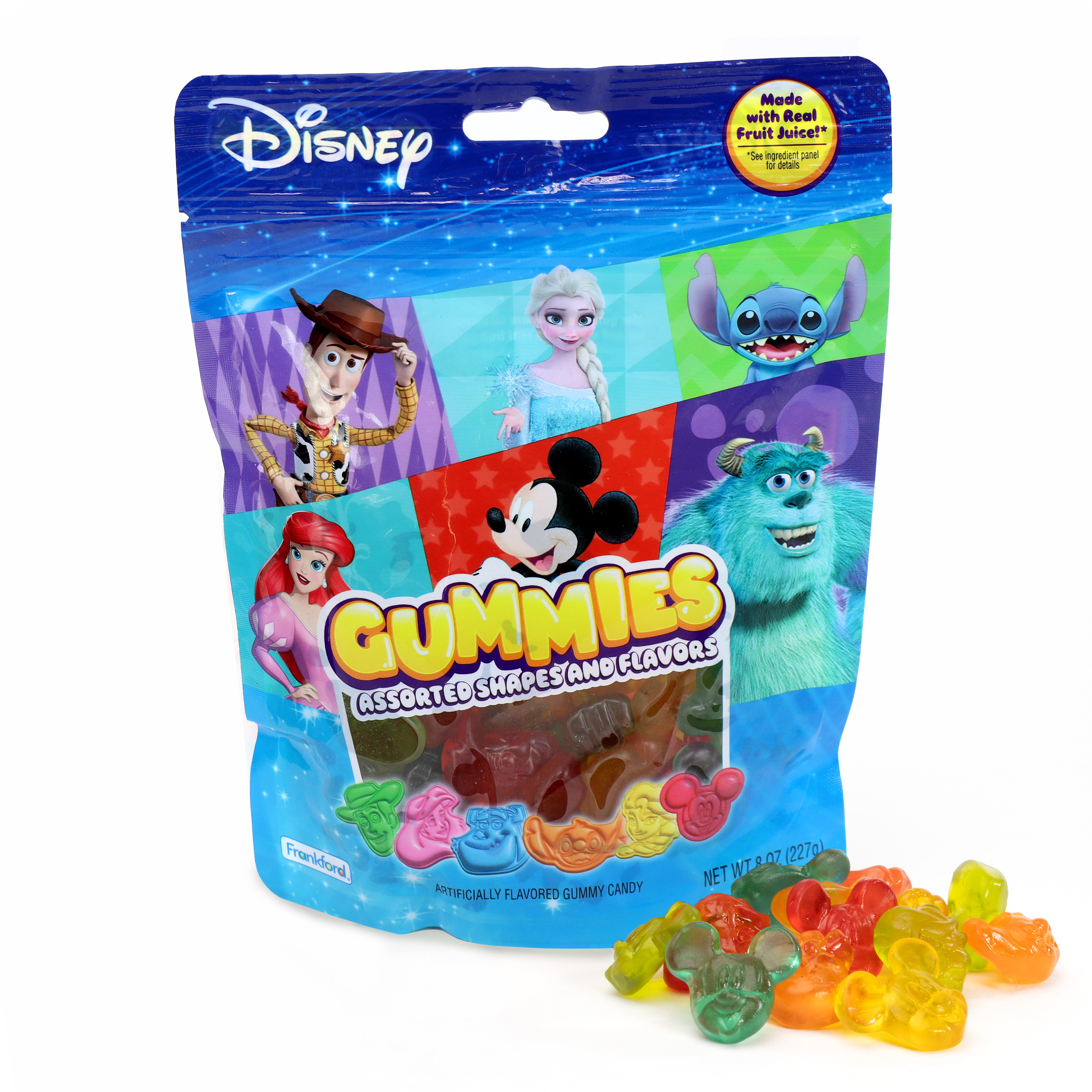 Frankford's Disney Gummies in Assorted Shapes and Fruit Flavors, 8oz