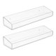 thumbnail image 2 of Transparent Acrylic Shower Shelf Kitchen Wall Mounted Storage 2Pcs Practical Organizing Unit for Bathrooms and Kitchens, 2 of 5