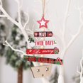 thumbnail image 1 of Christmas Wooden Pendant Hanging Door Decorations Xmas Tree Party Ornaments Wood, 1 of 4