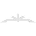 thumbnail image 4 of 72"W x 18"H x 4"D x 4"F, 6/12 Pitch, Vanguard Architectural Grade PVC Gable Bracket, 4 of 8