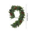thumbnail image 3 of Fmbmuo Fireplace Christmas Garland Reusable 4.9 ft Multicolor Faux Pinecone Pines Decorations, Plastic Glam 1 pcs Artificial Garlands for Mantle Decor, 3 of 6