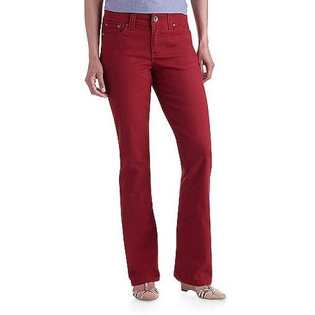 Womens coloured bootcut jeans