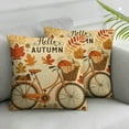 thumbnail image 2 of Hello Fall Season Linen Square Throw Waist Pillow Case Decorative Cushion Cover Pillowcase Sofa, 2 of 6