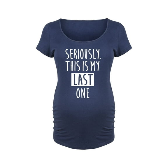 Bloom Maternity - Seriously Last One - Maternity Scoop Neck T-Shirt