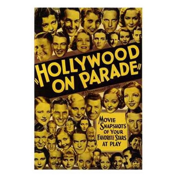 Posterazzi MOV196700 Hollywood on Parade Movie Poster - 11 x 17 in.