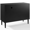 thumbnail image 5 of Bowery Hill Mid-Century Wood Media Console Table in Matte Black, 5 of 8