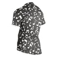 thumbnail image 3 of joogoo Musical Note Pattern Men's Cycling Jerseys Mountain Bike Short Sleeve Tops M, 3 of 7