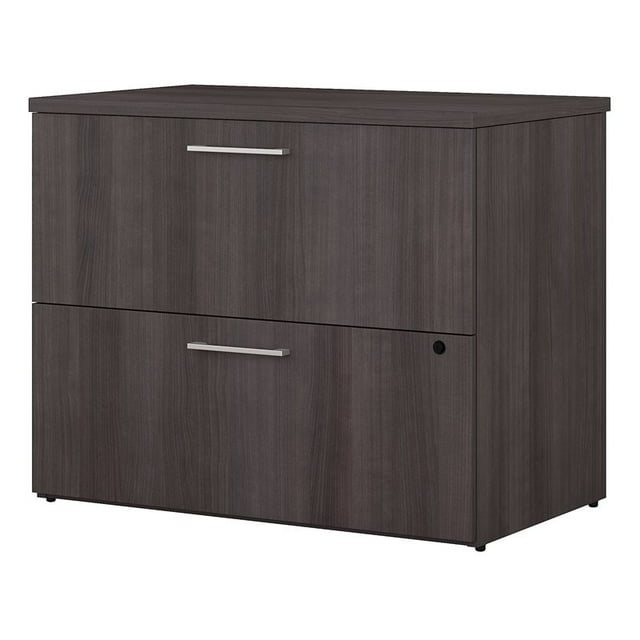 Bush Business Furniture 400 Series 36W 2 Drawer Lateral File Cabinet in Gray