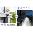 thumbnail image 1 of Luz Solar Lámpara Solar LED para Exteriores IP65 Lámpara Solar Impermeable para Jardín Ángulo de Iluminación Ajustable para Pared Patio Calle B, 1 of 5