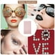 thumbnail image 5 of 1394Pcs 4mm/6mm Rhinestone Stickers for Crafts, 4 Sheet Round Rhinestone Sticker for Scrapbooking, Pink, 5 of 5