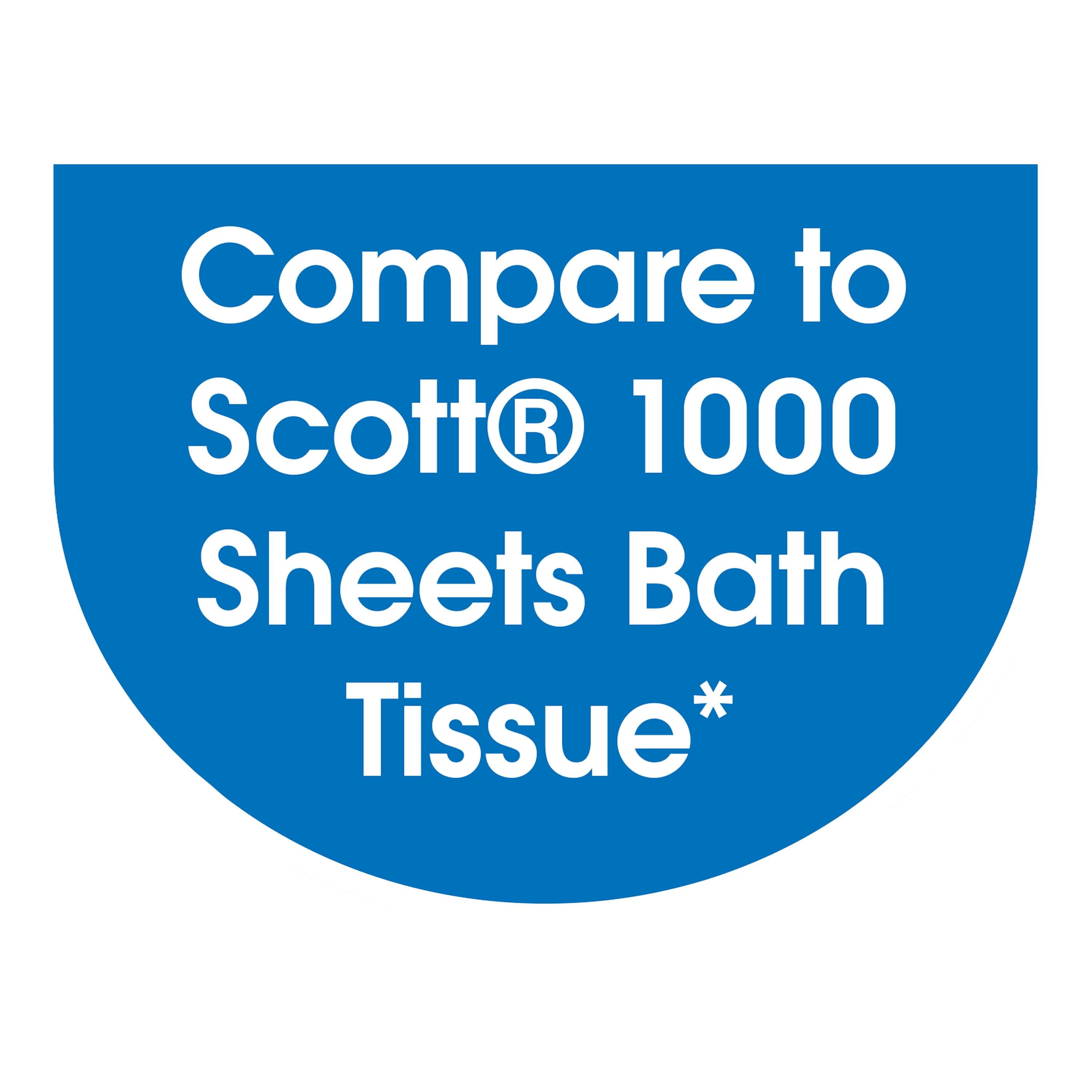 Great Value 1000 Sheets per Roll Toilet Paper, 24 Rolls
