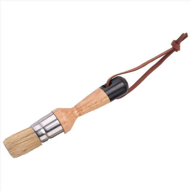 Paquete de 9 Pinceles de Pintura de Tiza y , Cepillos de Plantilla de Cerdas para Muebles de Madera, DecoracióN de la Pared del Hogar