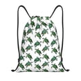 thumbnail image 1 of Saiise Watercolor Turtle Pattern Sports Drawstring Backpack - String Swim Gym Bag with Wet Proof Pocket for Women&Men-Small, 1 of 6