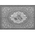 thumbnail image 1 of Ahgly Company Indoor Rectangle Medallion Gray French Area Rugs, 6' x 9', 1 of 1