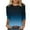 Blue, variant on SHE IS Womens 3/4 Sleeve Tops, Fall Shirts for Women Plus Size Cute Business Casual Tops for Women Petite Cotton Pullover Shirts for Women Womens Tunic Tops Dressy