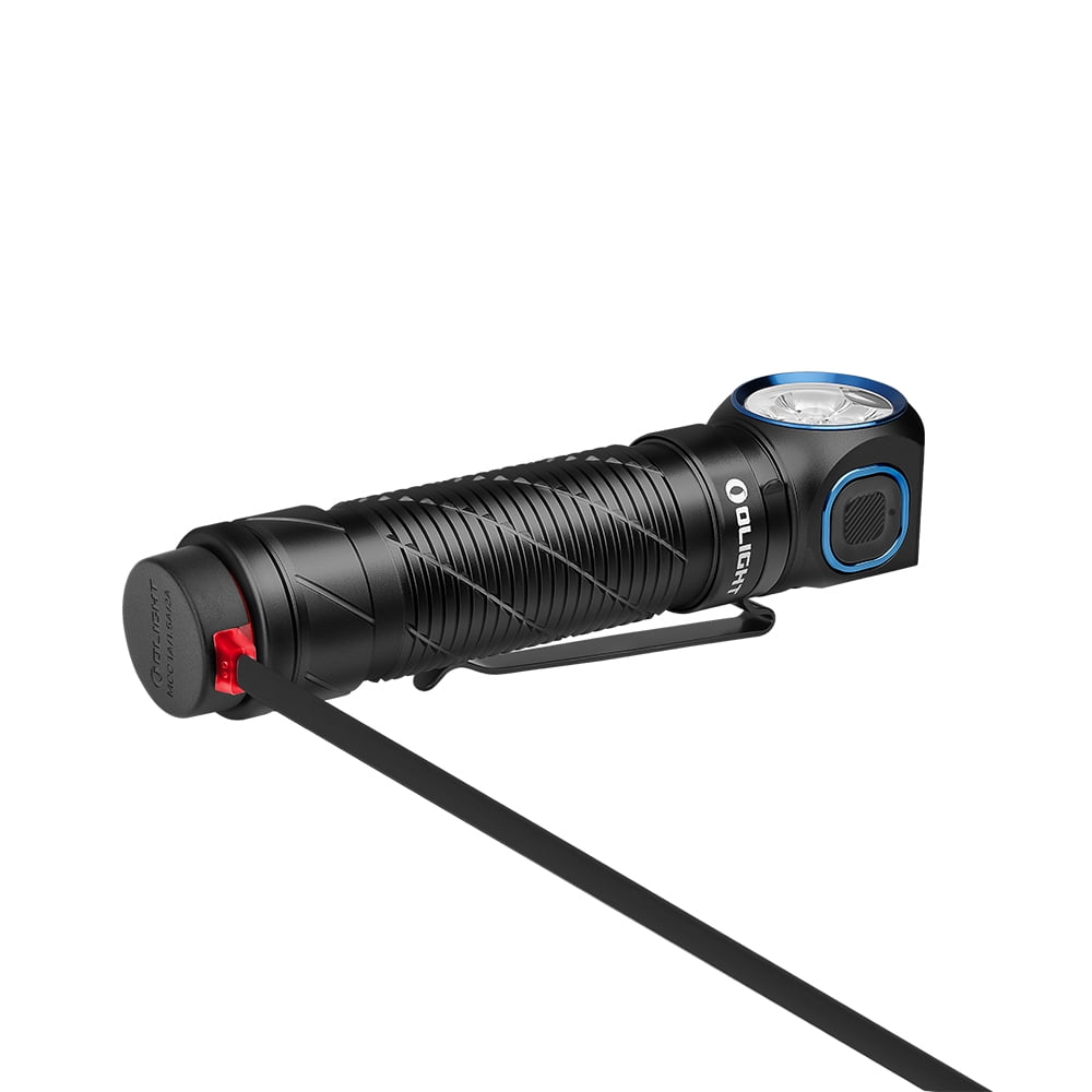 OLIGHT Perun 3 Rechargeable Headlamp Flashlight, 3000 Lumens LED Headlight with Red Light, Waterproof Head Lamp with Headband for Outdoor Camping, Hiking, Working(Black)