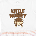 thumbnail image 4 of Inktastic Little Monkey Girls Toddler Dress, 4 of 5