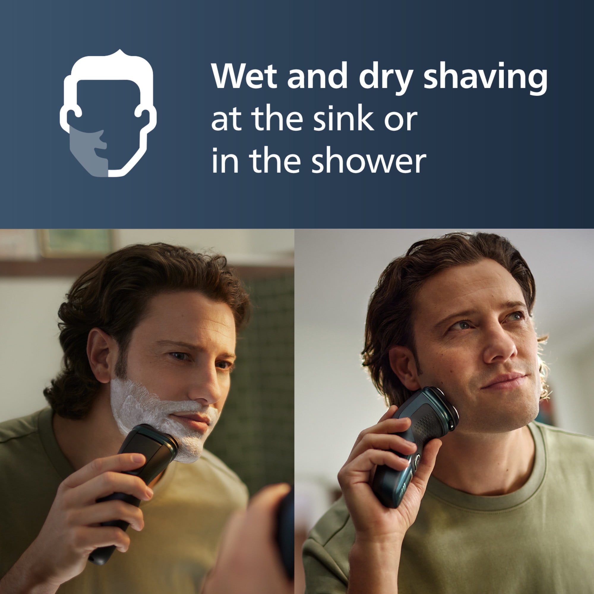 Philips Norelco Shaver 2600, Corded and Rechargeable Cordless Electric Shaver with Pop-Up Trimmer