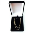 thumbnail image 3 of JewelStop 14k Solid Yellow Gold 1.4 Mm Cable Chain Necklace 18" Lobster Claw Clasp - 2.29gr., 3 of 5