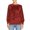 red, variant on Elizabeth and James Womens Velvet Sweatshirt, Red, Small