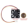 thumbnail image 3 of Ventilador De Refrigeración Dc 12V 0.1A 3000Rpm Ventilador De Escape De Calor Multifuncional Ventilador Disipador De Calor Para Pc Funda Difusor De Aroma Humidificador De Aire Pequeños 5 Uds Scienceny TO001843-00, 3 of 7